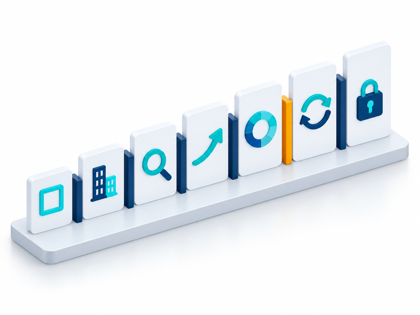 Seven stages of AI agent lifecycle management connected by decision gates