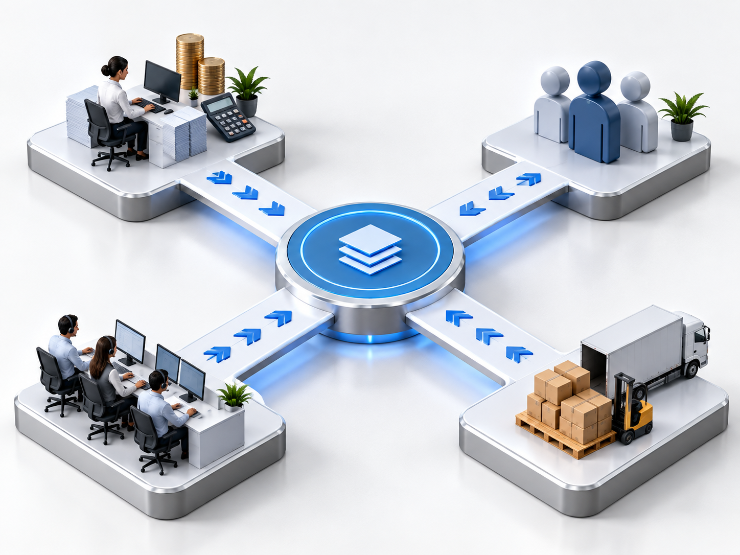 Task routing and delegation allow specialized agents to handle different stages of an enterprise workflow.