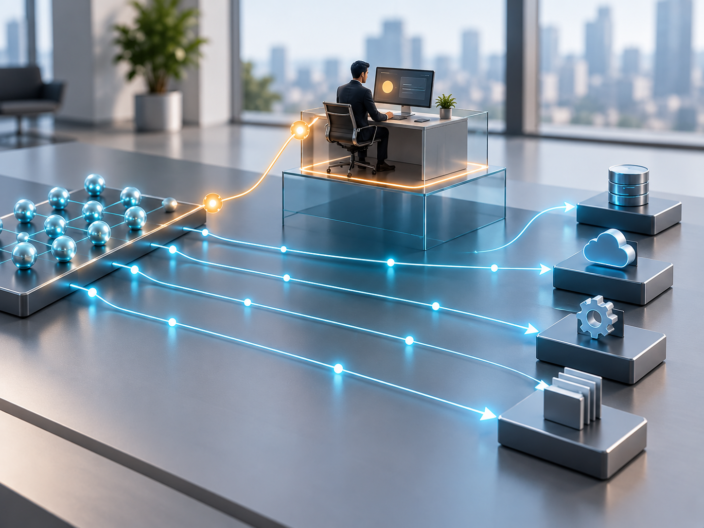 Human in the loop AI escalation path routing an uncertain agent action to a human approver