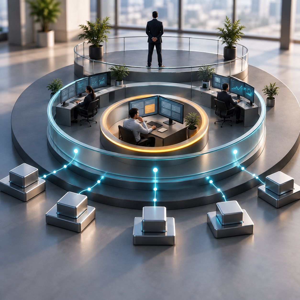 Human in the loop AI compared with human on the loop and human in command oversight models